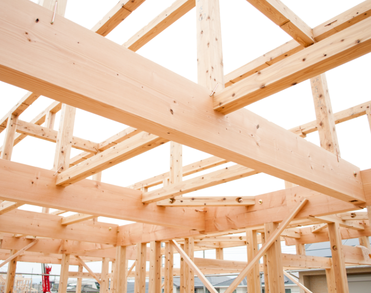 木造軸組工法　加工技術　写真